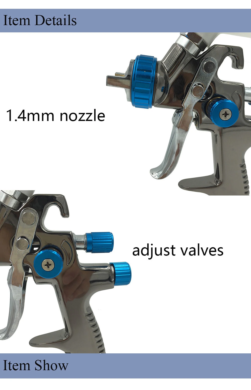 Lvlp Low Pressure Airbrush Paint Spray Gun