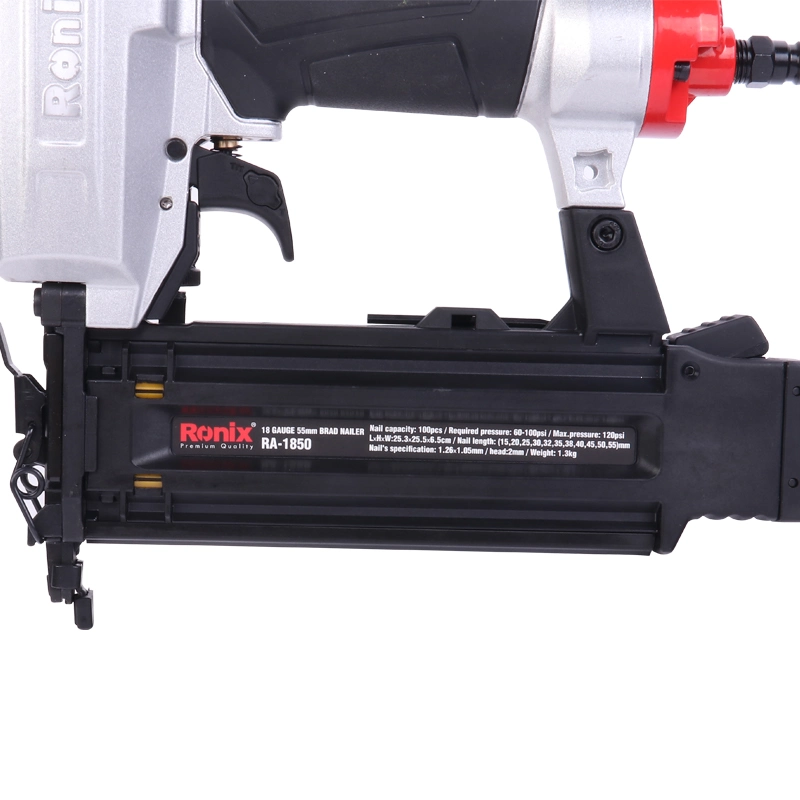 Ronix Model Ra-1850 Mini Portable Pneumatic Electric Nail Gun Air Nailer Stapler