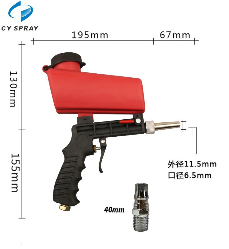 Air Sandblasting Portable Sandblaster Gun Remove Rust Oil Paint Air Tools Sand Blasting Gun