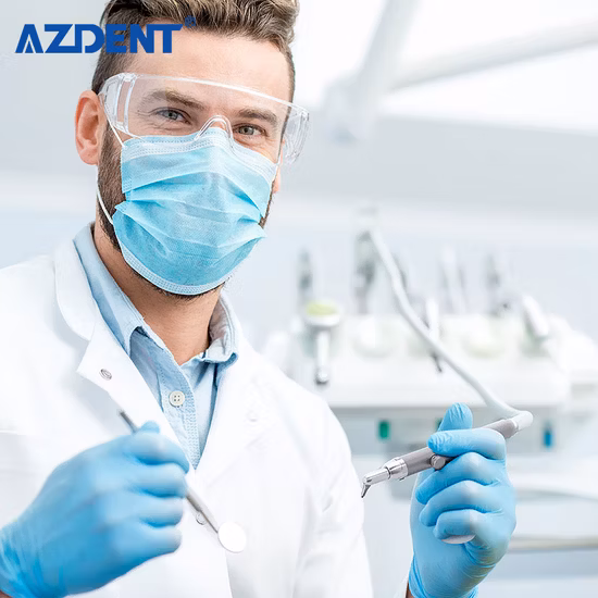 명확한 창 및 파란 색깔을 가진 플라스틱 치과 장비 분사기 총